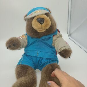 Animal Land Racing Team Plush Bear
